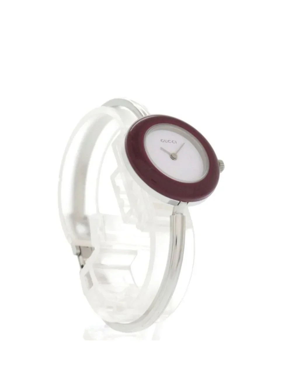 Gucci SS White Quartz Watch Dial